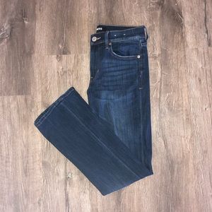 EXPRESS Stretch Barely Boot Mid Rise Jeans